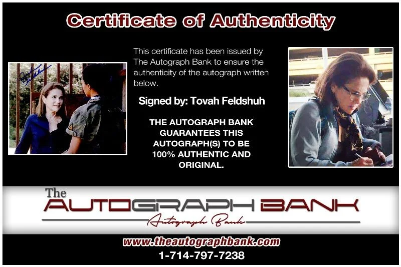 Tovah Feldshuh — Tovah Feldshuh authentic signed celebrity 8x10 photo W/Cert Autographed 2616b, image 2