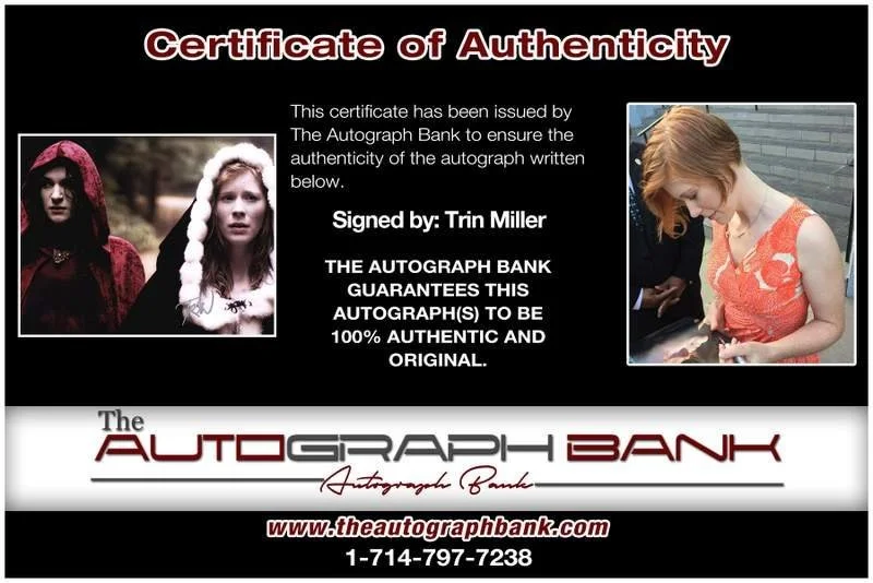 Trin Miller — Trin Miller authentic signed celebrity 8x10 photo W/Cert Autographed B0008, image 2