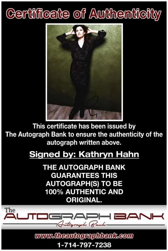Kathryn Hahn — Kathryn Hahn authentic signed celebrity 8x10 photo W/Cert Autographed A6, изображение 2