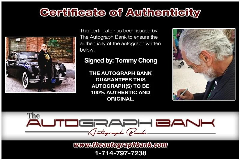 Tommy Chong — Tommy Chong authentic signed celebrity 8X10 photo W/Cert Autographed 51816f1, изображение 2