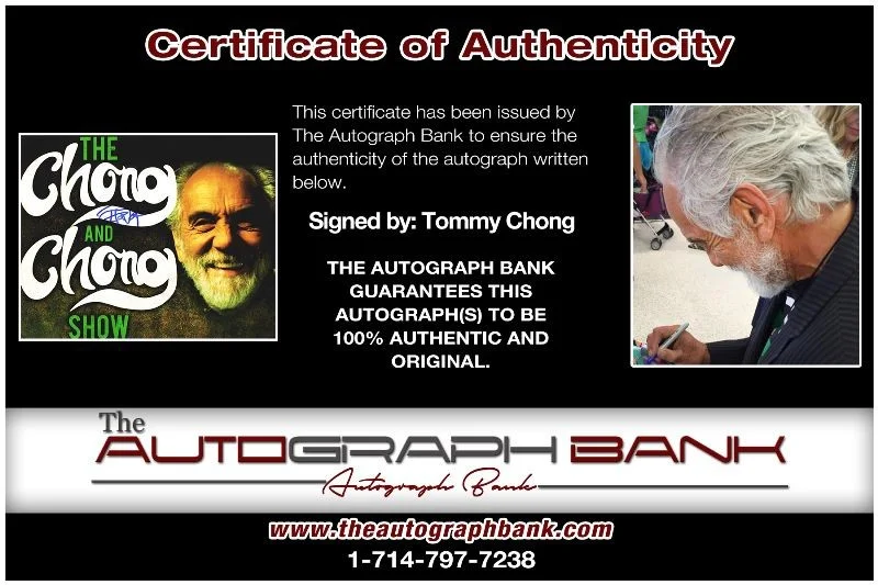 Tommy Chong — Tommy Chong authentic signed celebrity 8X10 photo W/Cert Autographed 51816e1, изображение 2