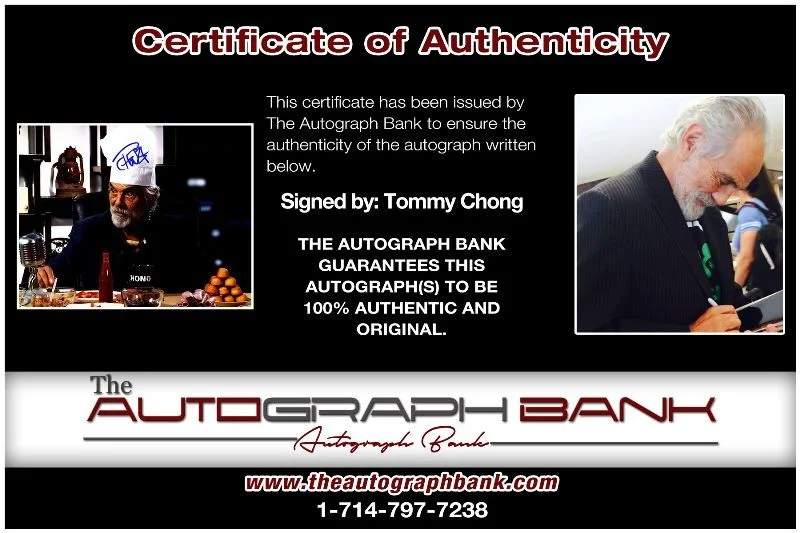Tommy Chong — Tommy Chong authentic signed celebrity 8X10 photo W/Cert Autographed 41116u1, image 2