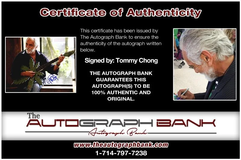 Tommy Chong — Tommy Chong authentic signed celebrity 8X10 photo W/Cert Autographed 51816b1, изображение 2