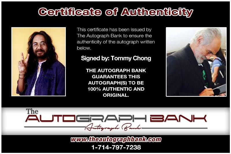 Tommy Chong — Tommy Chong authentic signed celebrity 8X10 photo W/Cert Autographed 41116v1, изображение 2