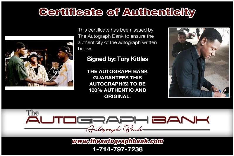 Tory Kittles — Tory Kittles authentic signed celebrity 8x10 photo W/Cert Autographed 2616g, изображение 2