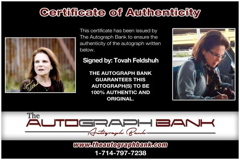 Tovah Feldshuh — Tovah Feldshuh authentic signed celebrity 8x10 photo W/Cert Autographed C10, image 2