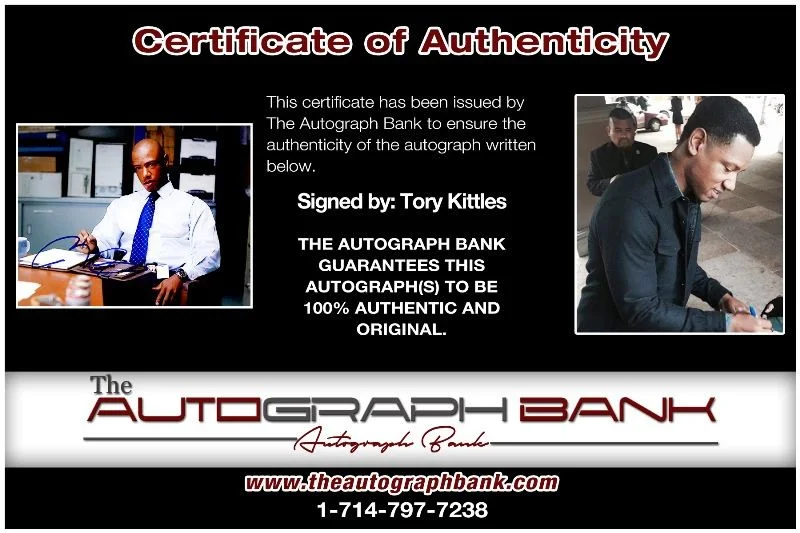 Tory Kittles — Tory Kittles authentic signed celebrity 8x10 photo W/Cert Autographed 2616c, изображение 2