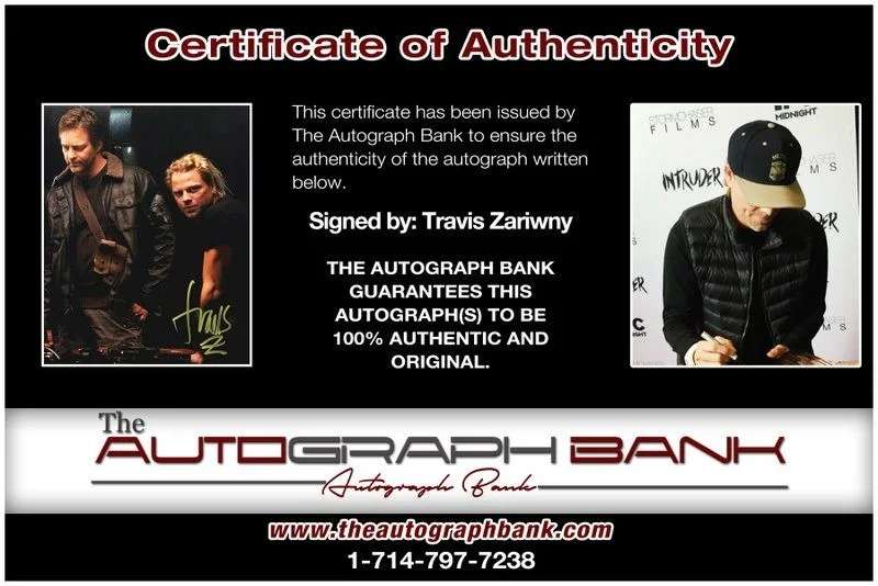 Travis Zariwny — Travis Zariwny authentic signed celebrity 8x10 photo W/Cert Autographed D4, изображение 2