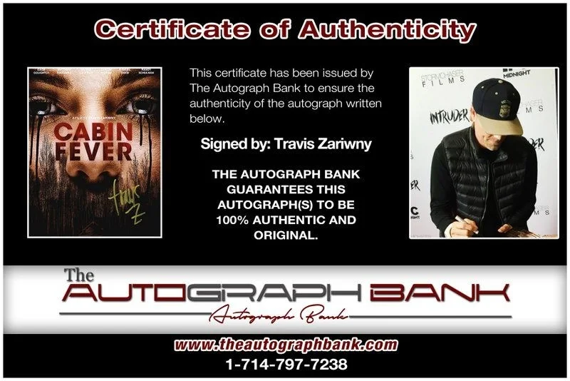 Travis Zariwny — Travis Zariwny authentic signed celebrity 8x10 photo W/Cert Autographed D5, изображение 2