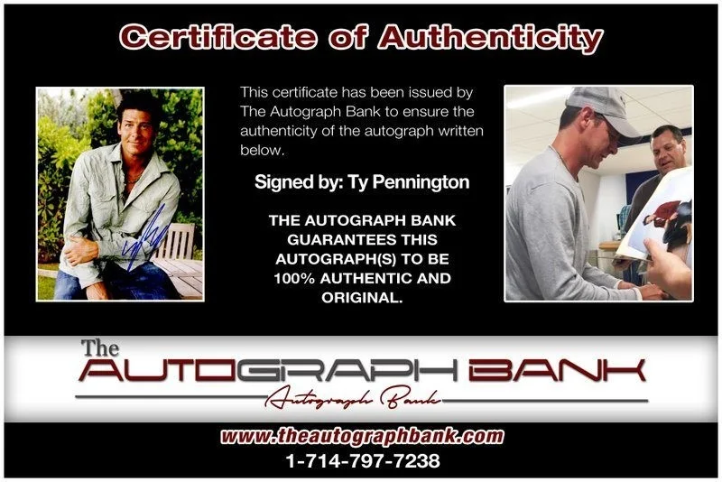 Ty Pennington — Ty Pennington authentic signed celebrity 8x10 photo W/Cert Autographed C1, изображение 2