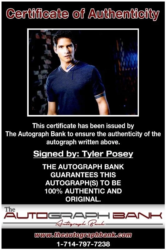 Tyler Posey — Tyler Posey authentic signed celebrity 8x10 photo W/Cert Autographed 2616a, изображение 2