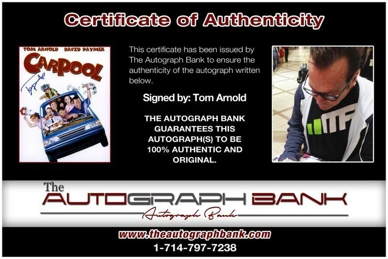 Tom Arnold — Tom Arnold authentic signed celebrity 8x10 photo W/Cert Autographed C29, image 2