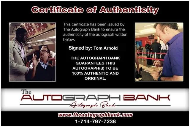 Tom Arnold — Tom Arnold authentic signed celebrity 8x10 photo W/Cert Autographed (B0744), image 2