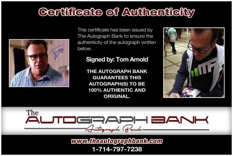 Tom Arnold — Tom Arnold authentic signed celebrity 8x10 photo W/Cert Autographed C6, image 2