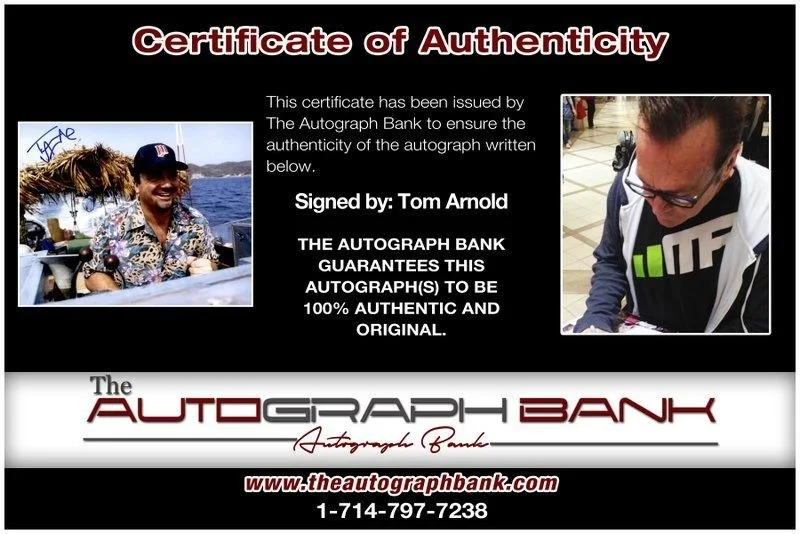 Tom Arnold — Tom Arnold authentic signed celebrity 8x10 photo W/Cert Autographed C28, image 2