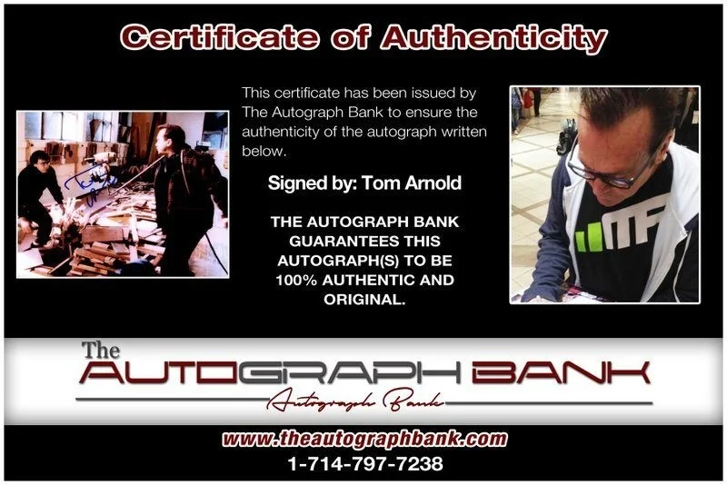 Tom Arnold — Tom Arnold authentic signed celebrity 8x10 photo W/Cert Autographed C55, image 2