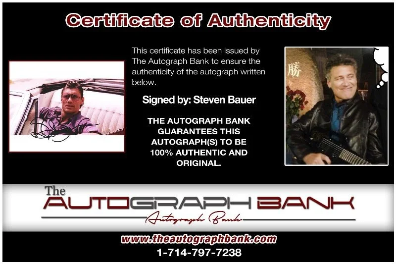 Steven Bauer — Steven Bauer authentic signed celebrity 8x10 photo W/Cert Autographed 132716l1, изображение 2