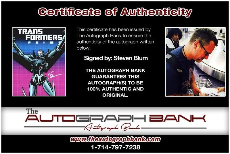 Steven Blum — Steven Blum authentic signed celebrity 8x10 photo W/Cert Autographed D3, image 2