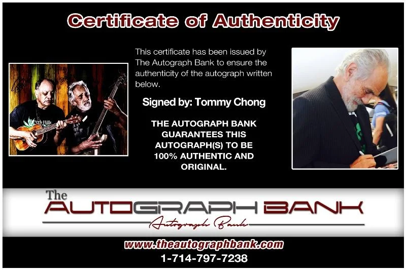 Tommy Chong — Tommy Chong authentic signed celebrity 8X10 photo W/Cert Autographed 41116a1, изображение 2