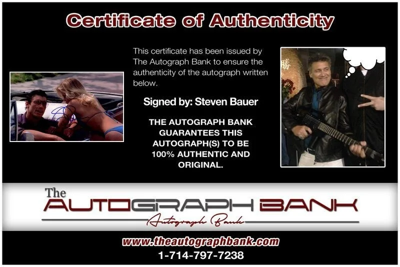 Steven Bauer — Steven Bauer authentic signed celebrity 8x10 photo W/Cert Autographed C17, image 2