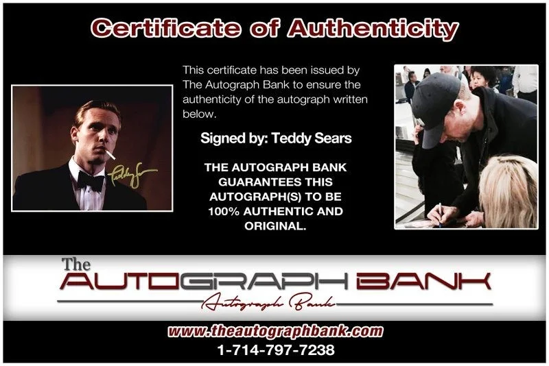 Teddy Sears — Teddy Sears authentic signed celebrity 8x10 photo W/Cert Autographed D2, image 2