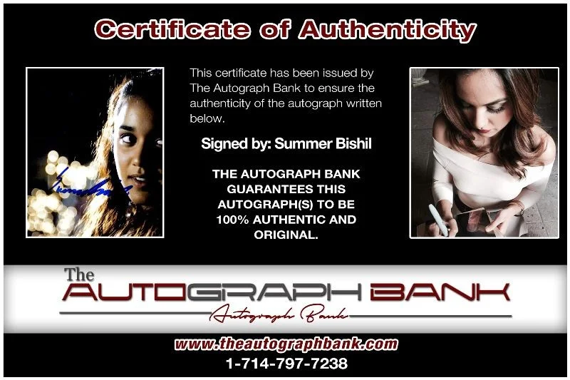 Summer Bishil — Summer Bishil authentic signed celebrity 8x10 photo W/Cert Autographed 2716a, image 2