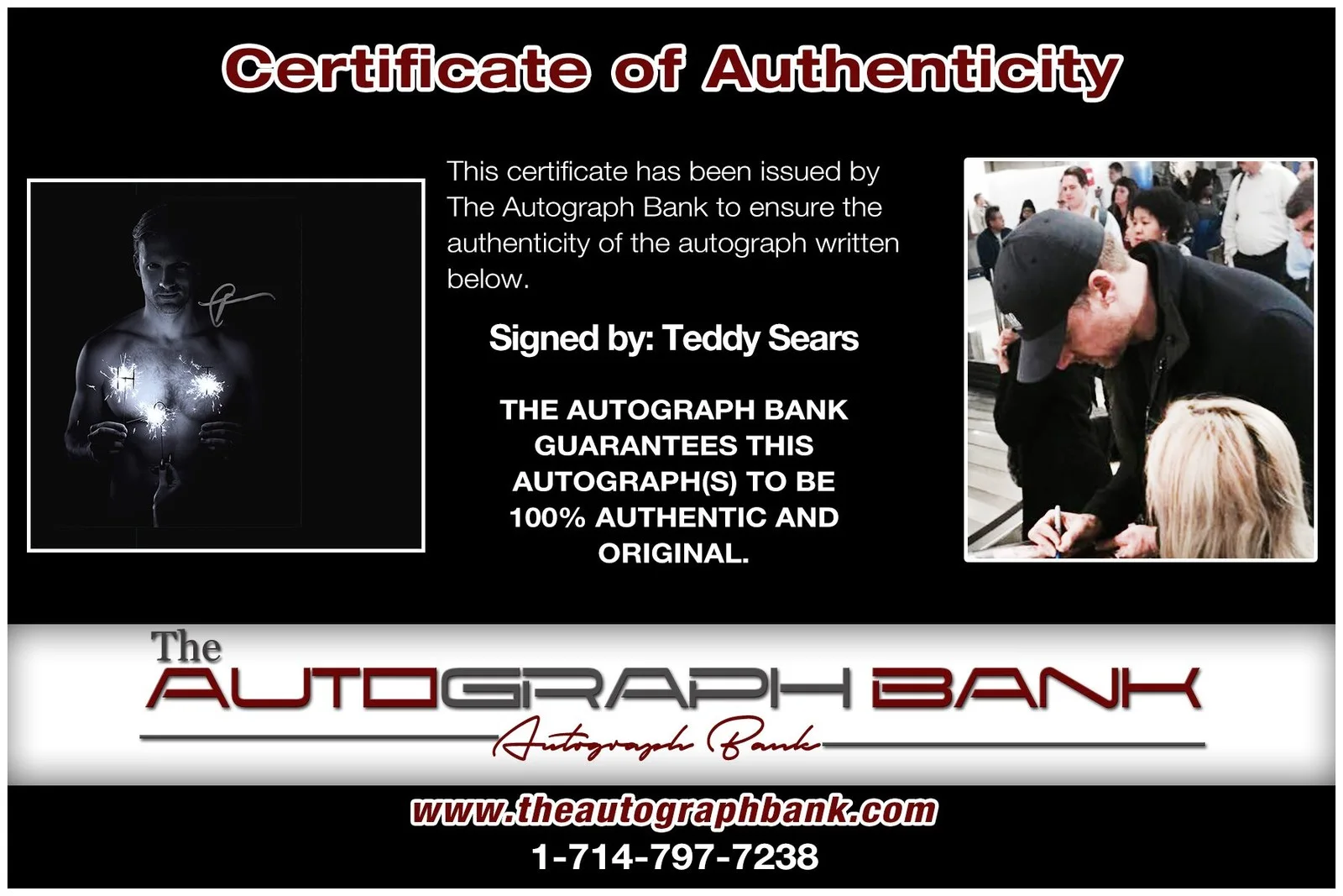 Teddy Sears — Teddy Sears authentic signed celebrity 8x10 photo W/Cert Autographed A11, image 2