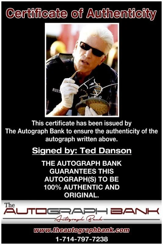 Ted Danson — Ted Danson authentic signed celebrity 8x10 photo W/Cert Autographed C1, image 2