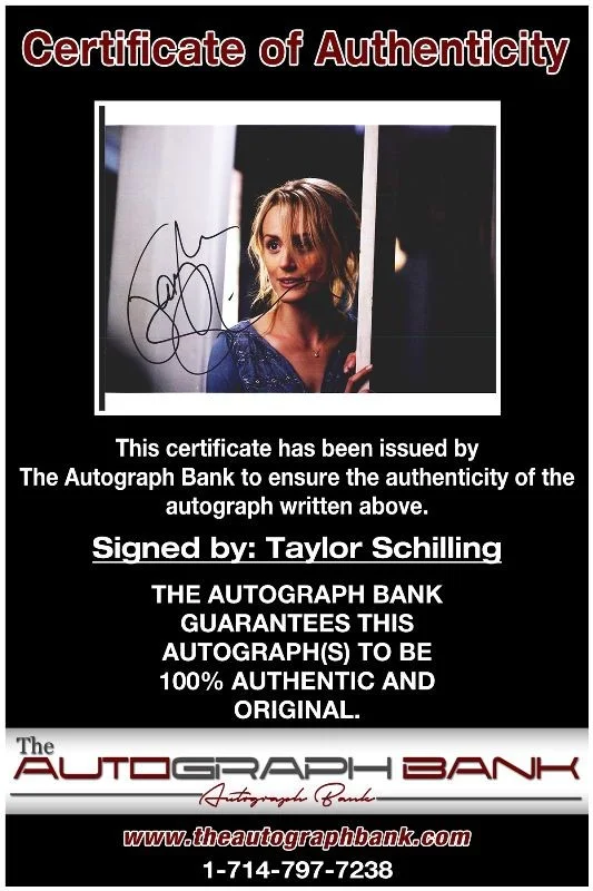 Taylor Schilling — Taylor Schilling authentic signed celebrity 8X10 photo |CERT Autographed 13716a1, изображение 2