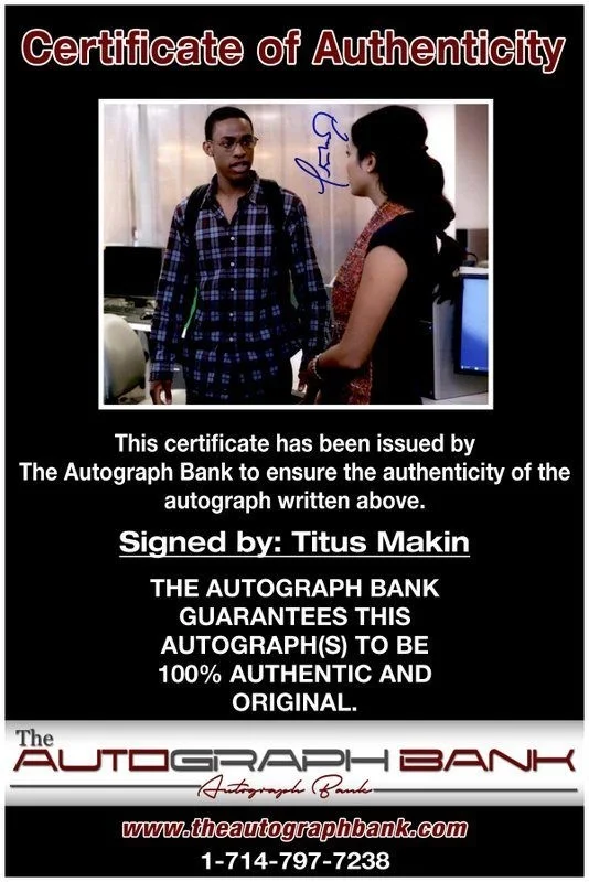 Titus Makin — Titus Makin authentic signed celebrity 8x10 photo W/Cert Autographed C14, изображение 2