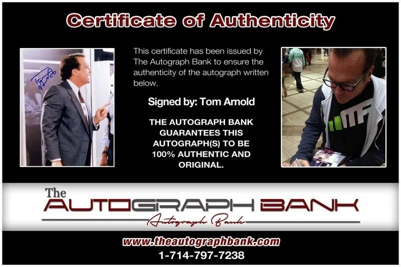 Tom Arnold — Tom Arnold authentic signed celebrity 8x10 photo W/Cert Autographed C12, изображение 2
