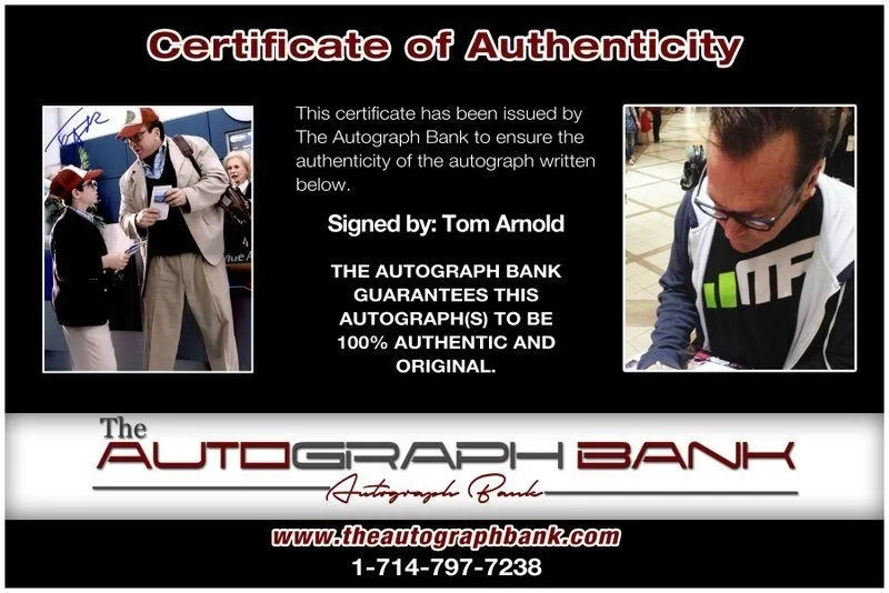Tom Arnold — Tom Arnold authentic signed celebrity 8x10 photo W/Cert Autographed C18, image 2