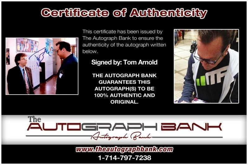 Tom Arnold — Tom Arnold authentic signed celebrity 8x10 photo W/Cert Autographed C35, image 2