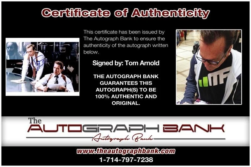 Tom Arnold — Tom Arnold authentic signed celebrity 8x10 photo W/Cert Autographed C33, image 2