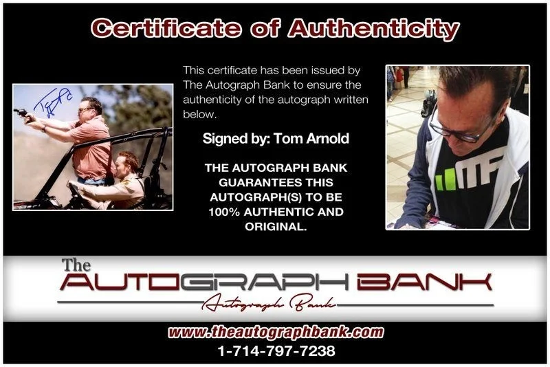 Tom Arnold — Tom Arnold authentic signed celebrity 8x10 photo W/Cert Autographed C27, image 2