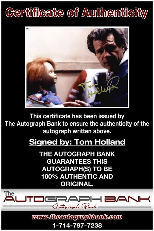 Tom Holland — Tom Holland authentic signed celebrity 8x10 photo W/Cert Autographed A0001, изображение 2