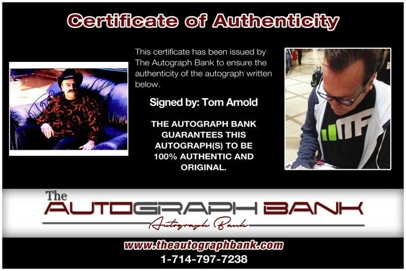 Tom Arnold — Tom Arnold authentic signed celebrity 8x10 photo W/Cert Autographed C51, image 2