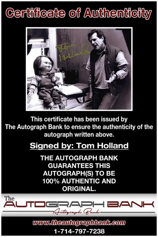 Tom Holland — Tom Holland authentic signed celebrity 8x10 photo W/Cert Autographed A0002, image 2
