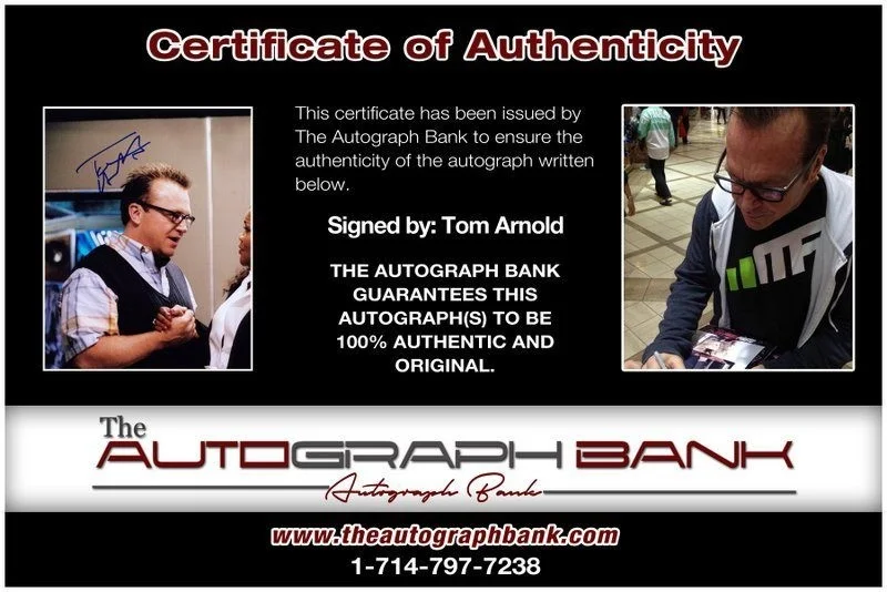 Tom Arnold — Tom Arnold authentic signed celebrity 8x10 photo W/Cert Autographed C9, image 2