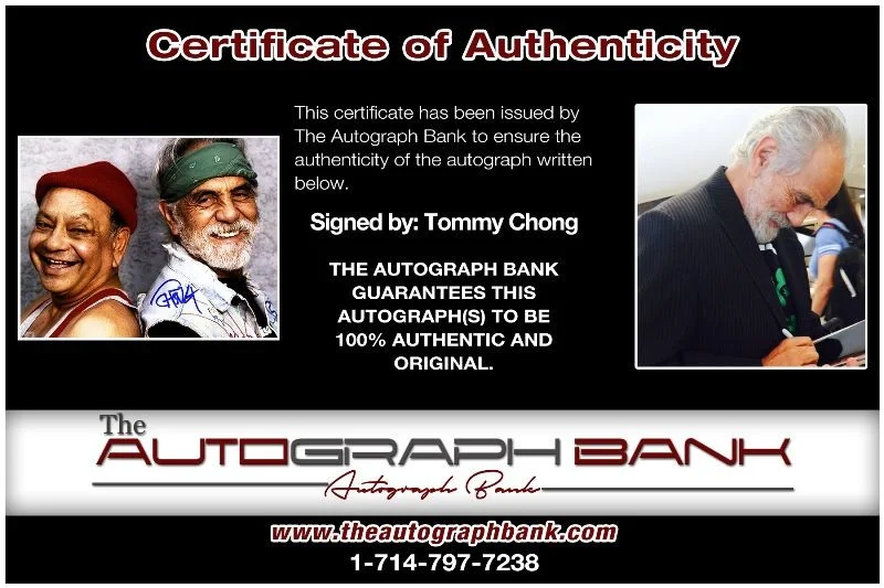 Tommy Chong — Tommy Chong authentic signed celebrity 8X10 photo W/Cert Autographed 41116g1, image 2