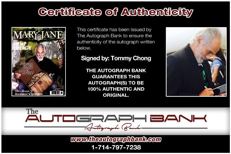 Tommy Chong — Tommy Chong authentic signed celebrity 8X10 photo W/Cert Autographed 41116k1, изображение 2