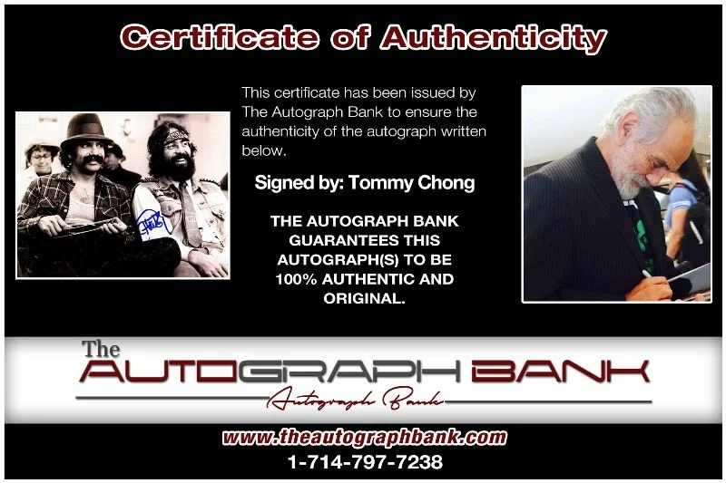 Tommy Chong — Tommy Chong authentic signed celebrity 8X10 photo W/Cert Autographed 41116h1, изображение 2