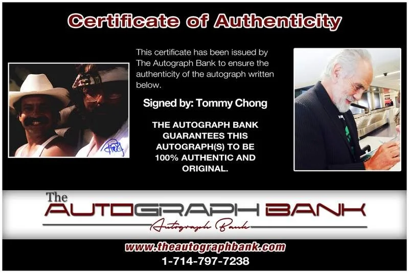 Tommy Chong — Tommy Chong authentic signed celebrity 8x10 W/Certificate Autographed (A0019), image 2