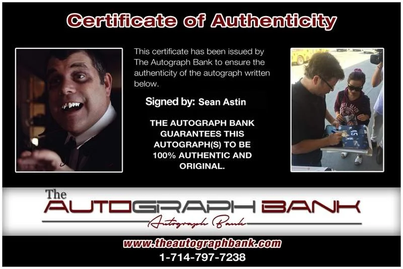 Sean Astin — Sean Astin signed celebrity 8x10 photo W/Certificate (A1), изображение 2