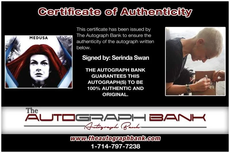 Serinda Swan — Serinda Swan authentic signed celebrity 8x10 W/Certificate Autographed (A0001), image 2
