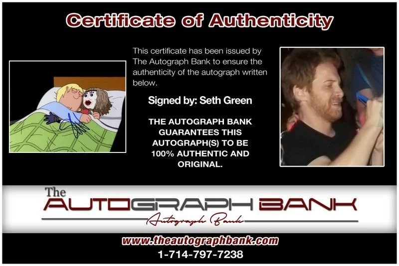 Seth Green — Seth Green authentic signed celebrity 8x10 photo W/Cert Autographed C4, изображение 2