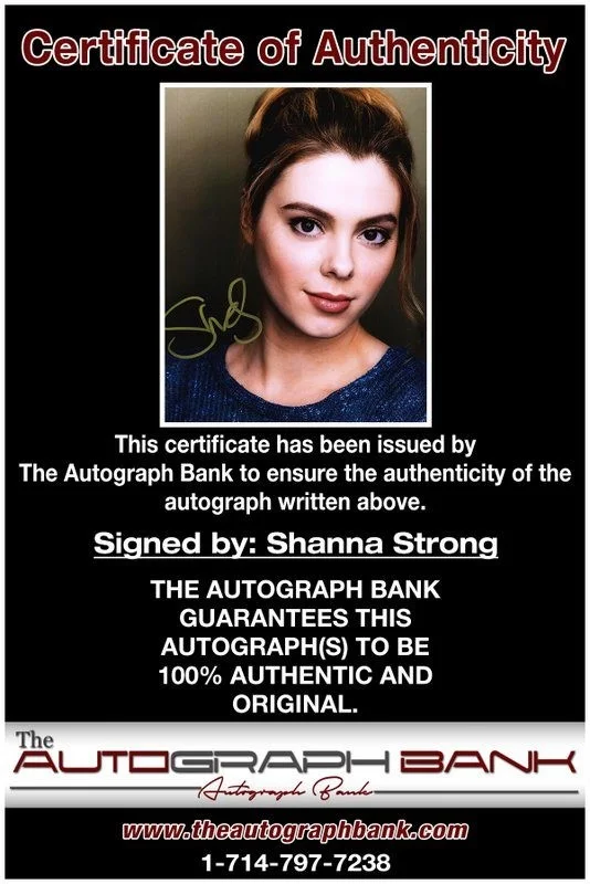Shanna Strong — Shanna Strong authentic signed celebrity 8x10 photo W/Cert Autographed D3, изображение 2