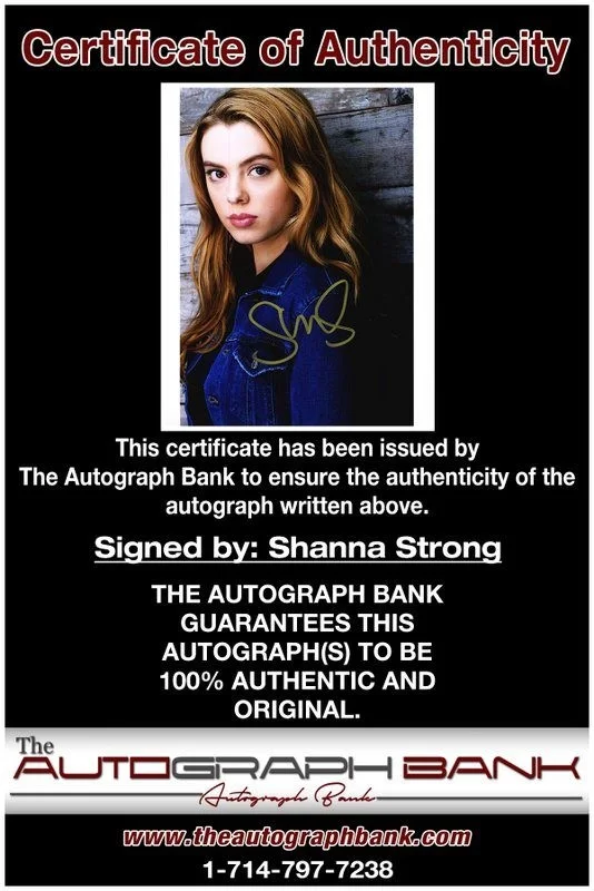 Shanna Strong authentic signed celebrity 8x10 photo W/Cert Autographed D5, изображение 2