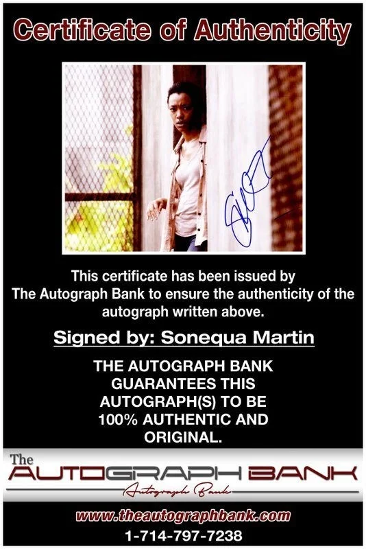 Sonequa Martin-Green — Sonequa Martin-Green authentic signed 8x10 photo |CERT Autographed C11, image 2
