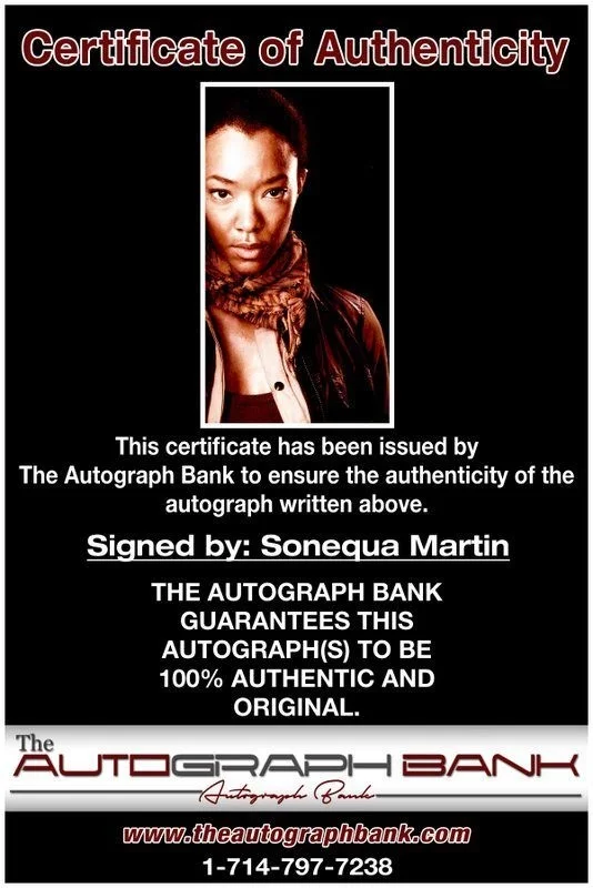Sonequa Martin-Green — Sonequa Martin-Green authentic signed 8x10 photo |CERT Autographed C13, изображение 2